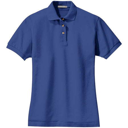 Ladies Pique Knit Polo Joe's USA Royal X-Small