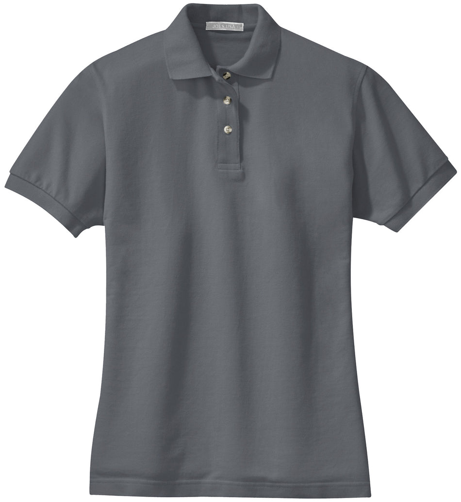 Joe's USA Ladies Pique Knit Polo