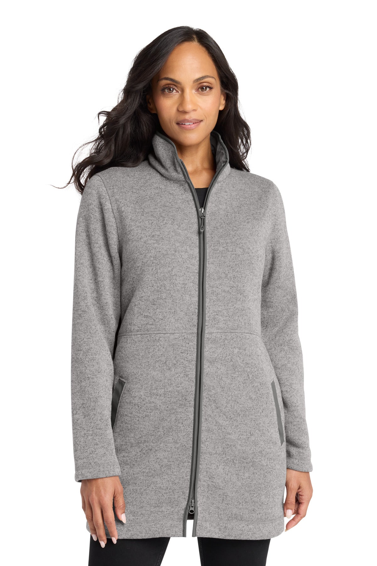 Port Authority L425 Women's Arc Sweater Fleece Long Jacket