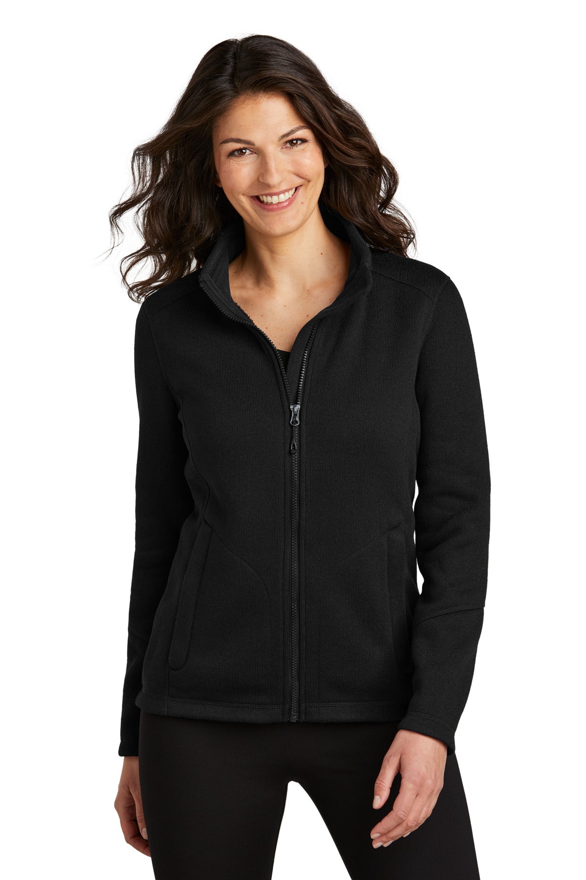 Port Authority L428 Women's Arc Sweater Fleece Jacket