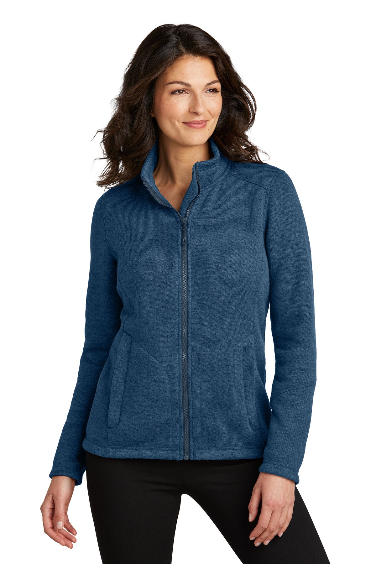 Port Authority L428 Women's Arc Sweater Fleece Jacket