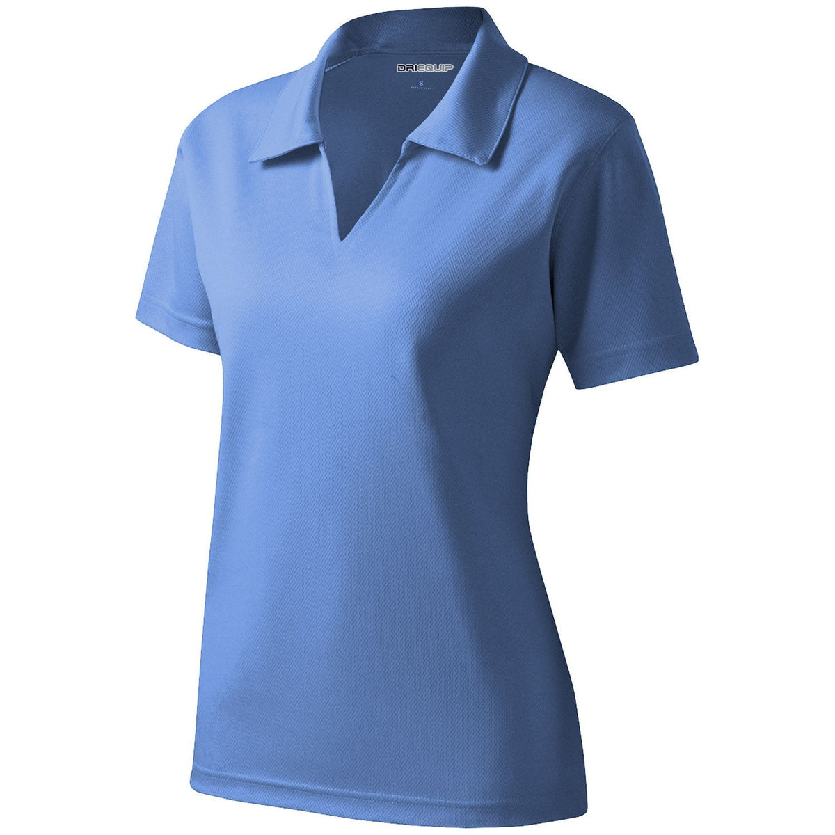 Ladies Dri-Mesh V-Neck Polo Polos/Knits DRI-EQUIP Blueberry X-Small