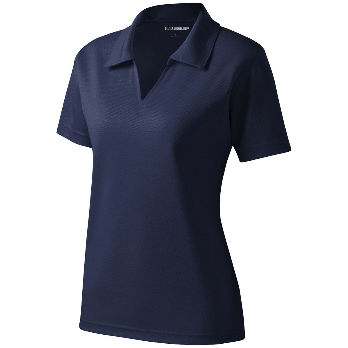 Ladies Dri-Mesh V-Neck Polo Polos/Knits DRI-EQUIP Navy X-Small