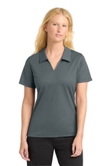 Sport-Tek L469 Women's Dri-Mesh V-Neck Polo