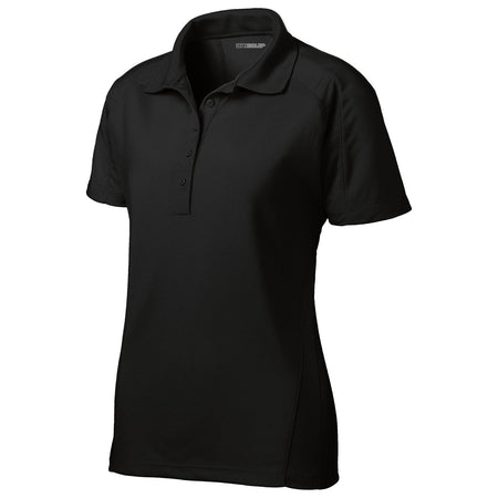 Ladies Dri-Mesh Pro Polo Polos/Knits DRI-EQUIP Black X-Small