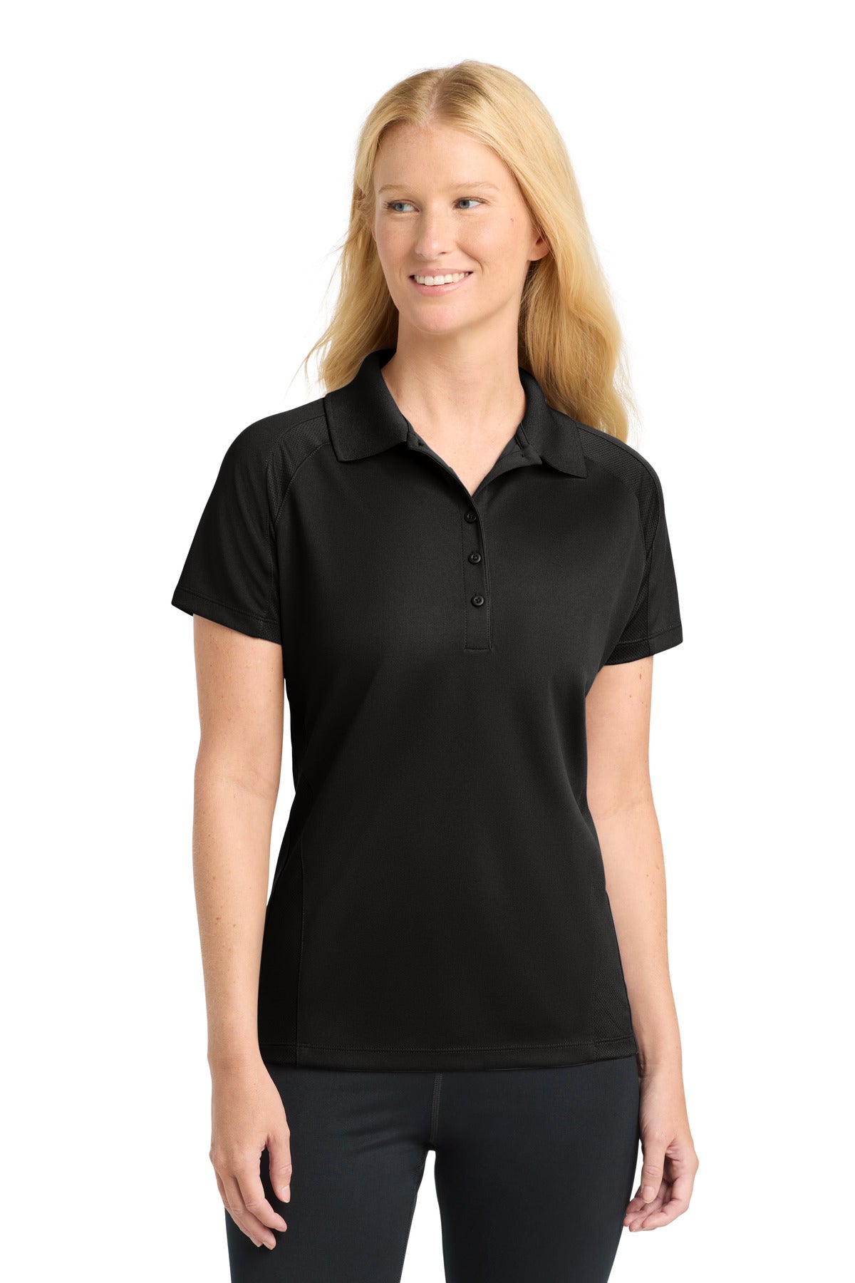 Sport-Tek L474 Women's Dri-Mesh Pro Polo