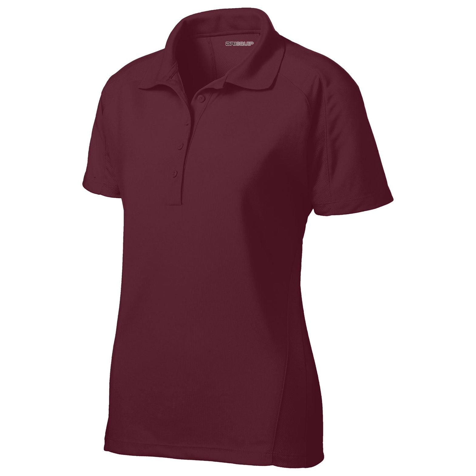 Ladies Dri-Mesh Pro Polo Polos/Knits DRI-EQUIP Maroon X-Small