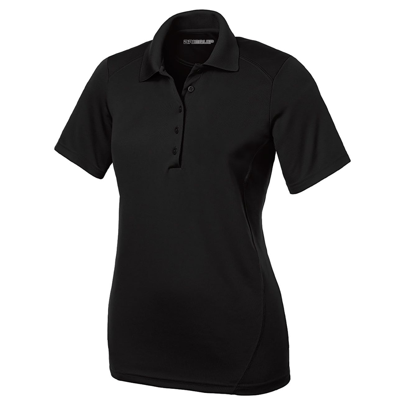 Ladies Dry Zone Raglan Accent Polo Women's DRI-EQUIP X-Small Black