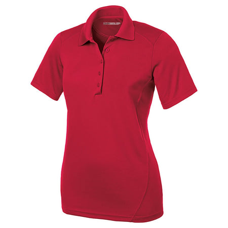 Ladies Dry Zone Raglan Accent Polo Women's DRI-EQUIP X-Small True Red