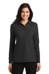 Port Authority L500LS Women's Silk Touch Long Sleeve Polo Wholesale Blank