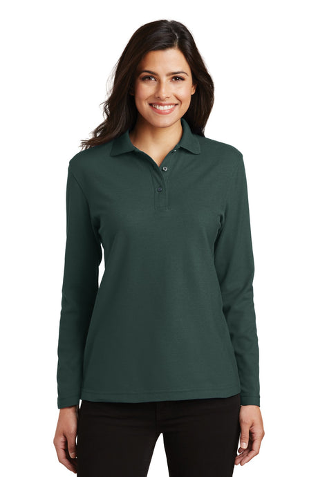 Port Authority ®  Women's Silk Touch™ Long Sleeve Polo.  L500LS - Port Authority L500LS
