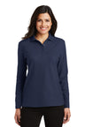 Port Authority ®  Women's Silk Touch™ Long Sleeve Polo.  L500LS - Port Authority L500LS