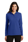 Port Authority ®  Women's Silk Touch™ Long Sleeve Polo.  L500LS - Port Authority L500LS