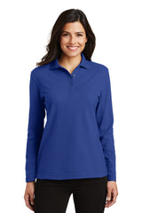 Port Authority ®  Women's Silk Touch™ Long Sleeve Polo.  L500LS - Port Authority L500LS