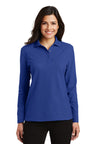 Port Authority L500LS Women's Silk Touch Long Sleeve Polo Wholesale Blank