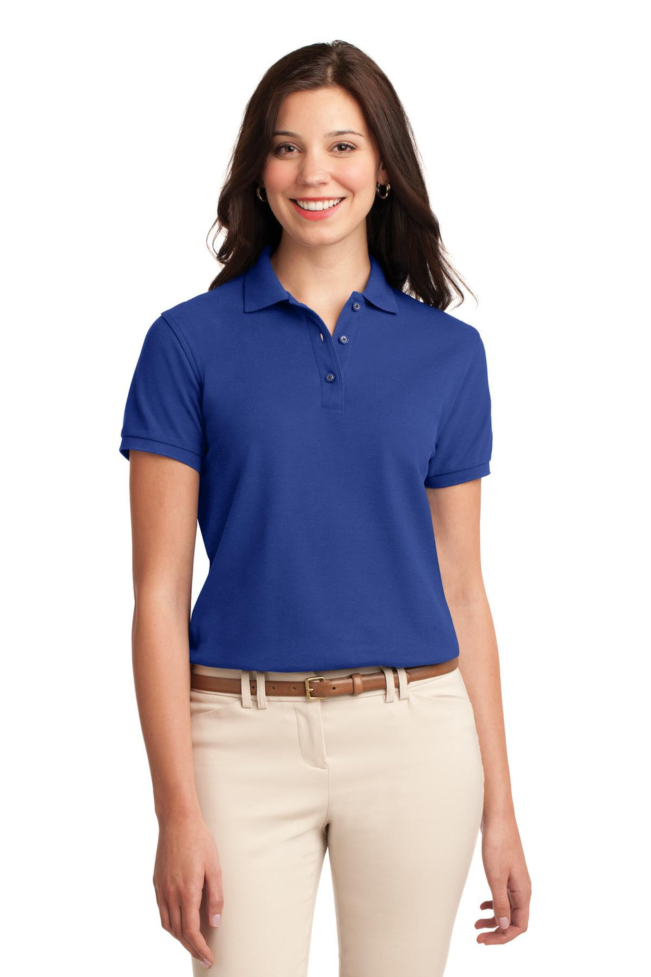 Port Authority ®  Women's Silk Touch™ Polo.  L500 - Royal - Port Authority L500