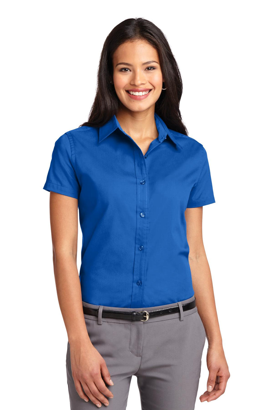 Port Authority ®  Women's Short Sleeve Easy Care  Shirt.  L508 - Strong Blue - Port Authority L508