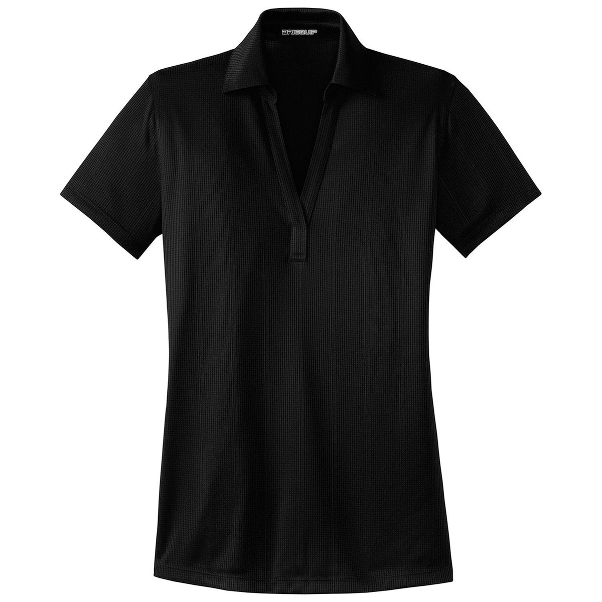 Ladies Performance Fine Jacquard Polo Polos/Knits Joe's USA X-Small Black