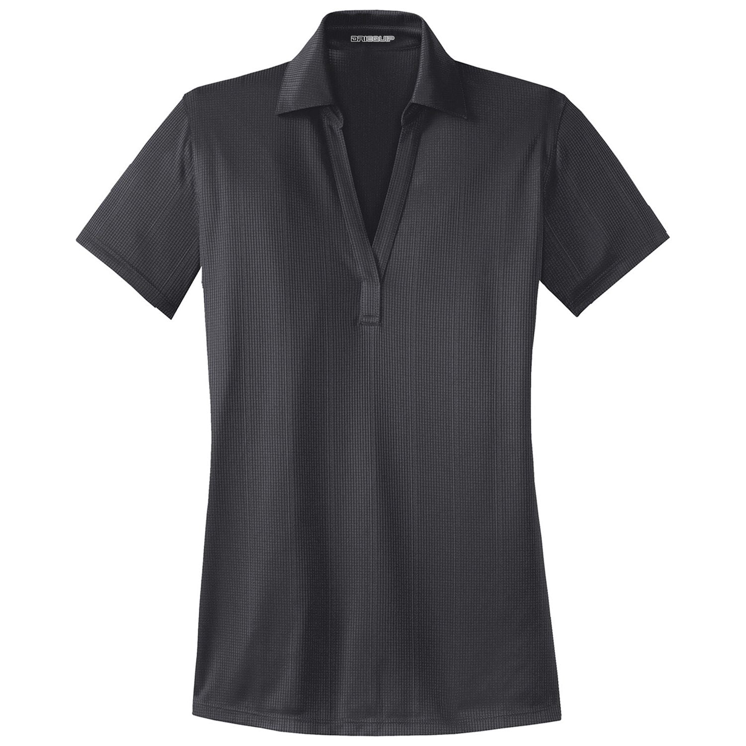 Ladies Performance Fine Jacquard Polo Polos/Knits Joe's USA X-Small Grey Smoke