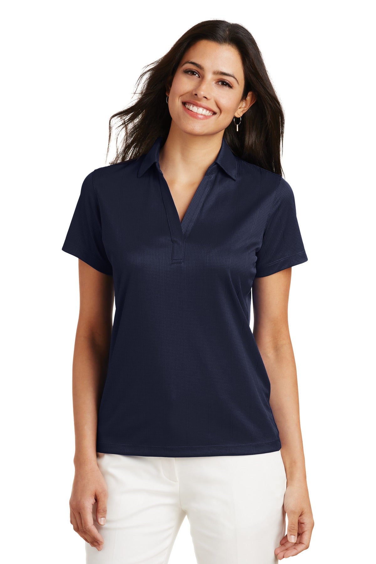 Port Authority ®  Women's Performance Fine Jacquard Polo. L528 - Port Authority L528