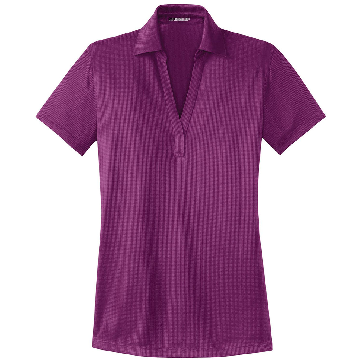 Ladies Performance Fine Jacquard Polo Polos/Knits Joe's USA X-Small Violet Purple