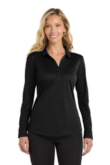 Port Authority  ®  Women's Silk Touch  ™   Performance Long Sleeve Polo. L540LS - Port Authority L540LS