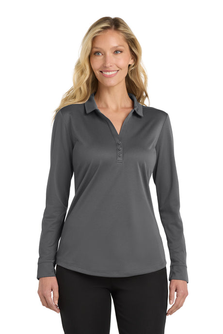 Port Authority  ®  Women's Silk Touch  ™   Performance Long Sleeve Polo. L540LS - Port Authority L540LS