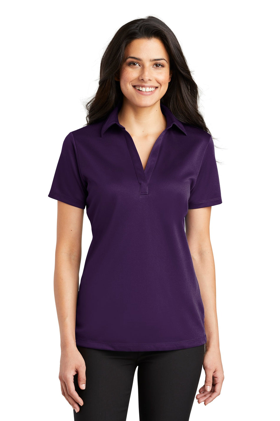 Port Authority ®  Women's Silk Touch™ Performance Polo. L540 - Bright Purple - Port Authority L540