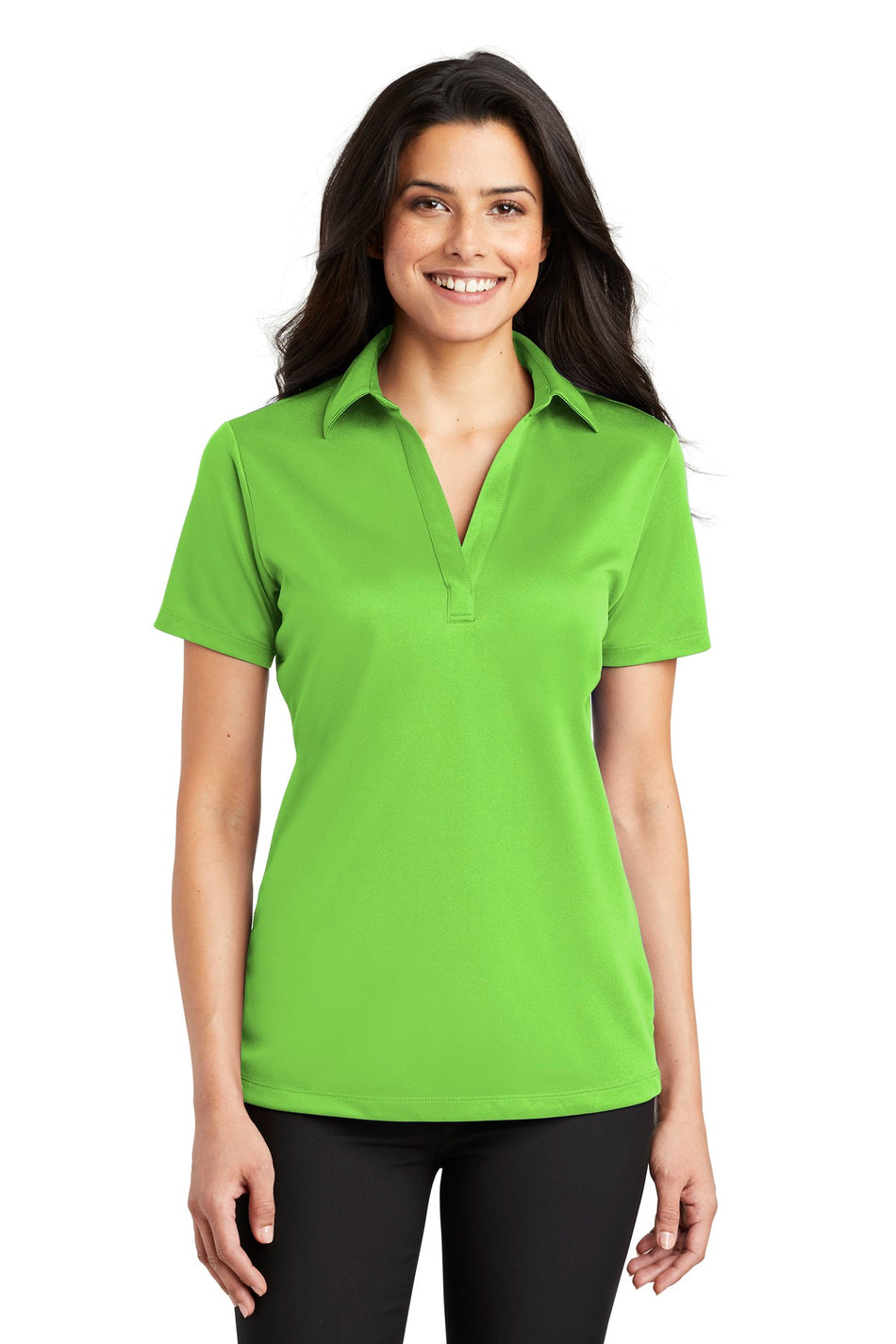 Port Authority ®  Women's Silk Touch™ Performance Polo. L540 - Lime - Port Authority L540