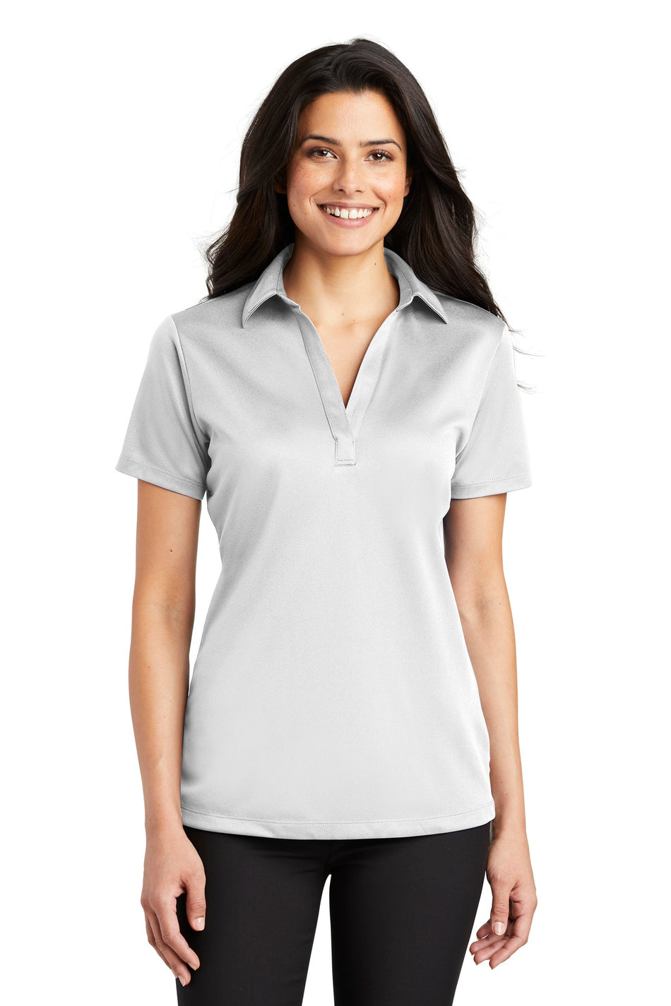 Port Authority ®  Women's Silk Touch™ Performance Polo. L540 - White - Port Authority L540