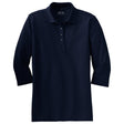 Ladies Silk Touch™ 3/4-Sleeve Polo Polos/Knits Joe's USA Navy X-Small