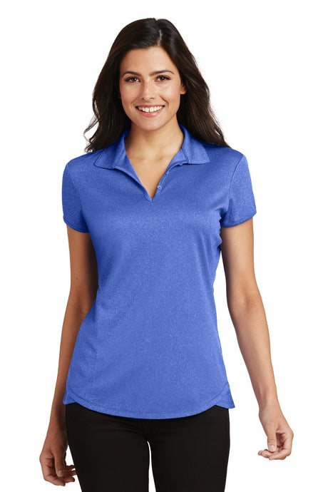 Port Authority L576 Women's Trace Heather Polo