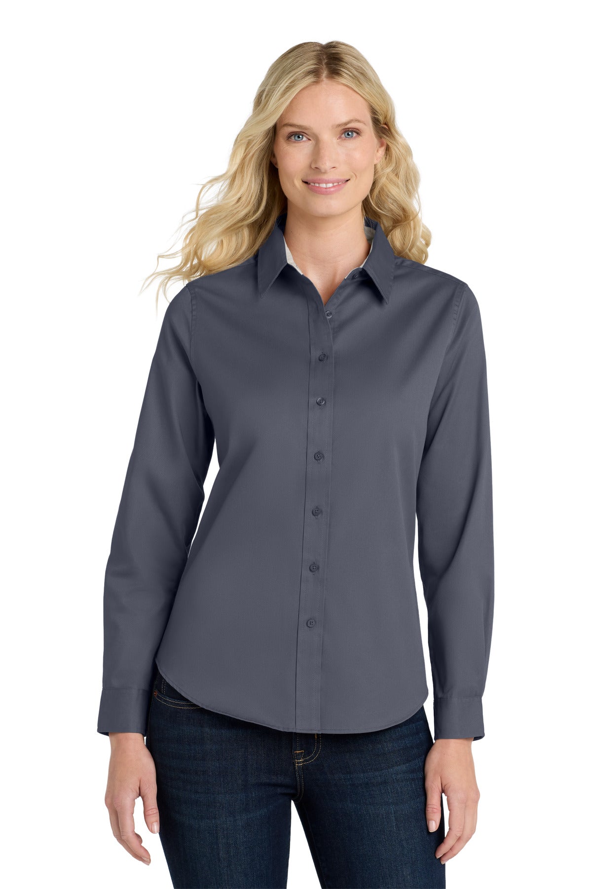 Port Authority L608 Women's Long Sleeve Easy Care Shirt