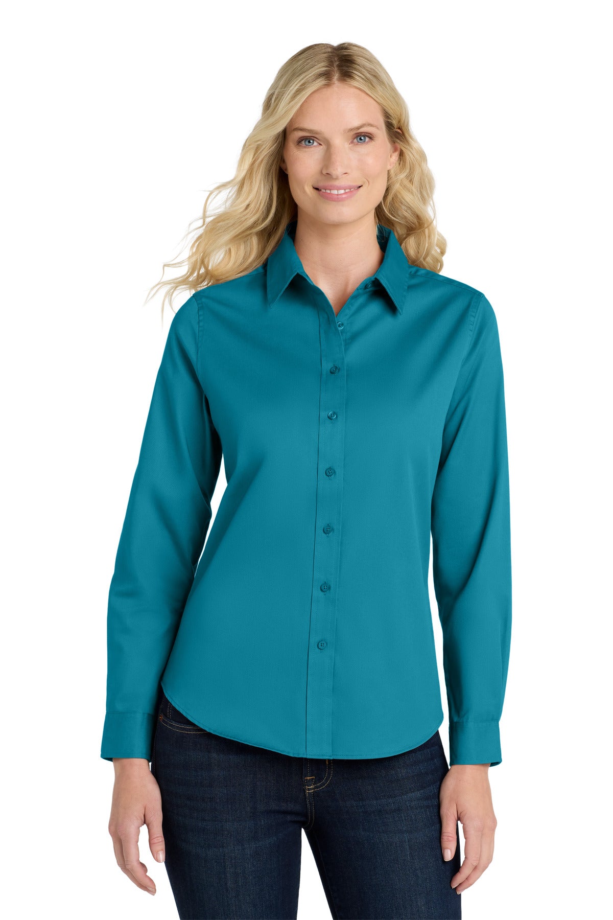 Port Authority L608 Women's Long Sleeve Easy Care Shirt