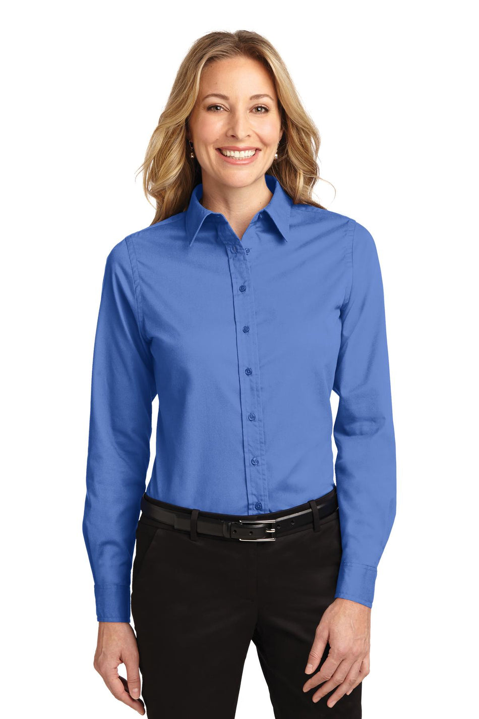 Port Authority ®  Women's Long Sleeve Easy Care Shirt.  L608 - Ultramarine Blue - Port Authority L608