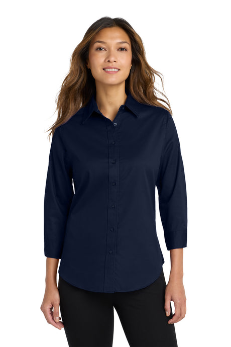 Port Authority L612 Women's 3/4-Sleeve Easy Care Shirt