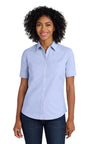 Port Authority ®  Women's Short Sleeve SuperPro ™  Oxford Shirt. L659 - Port Authority L659