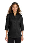 Port Authority L665 Women's 3/4-Sleeve SuperPro Twill Shirt