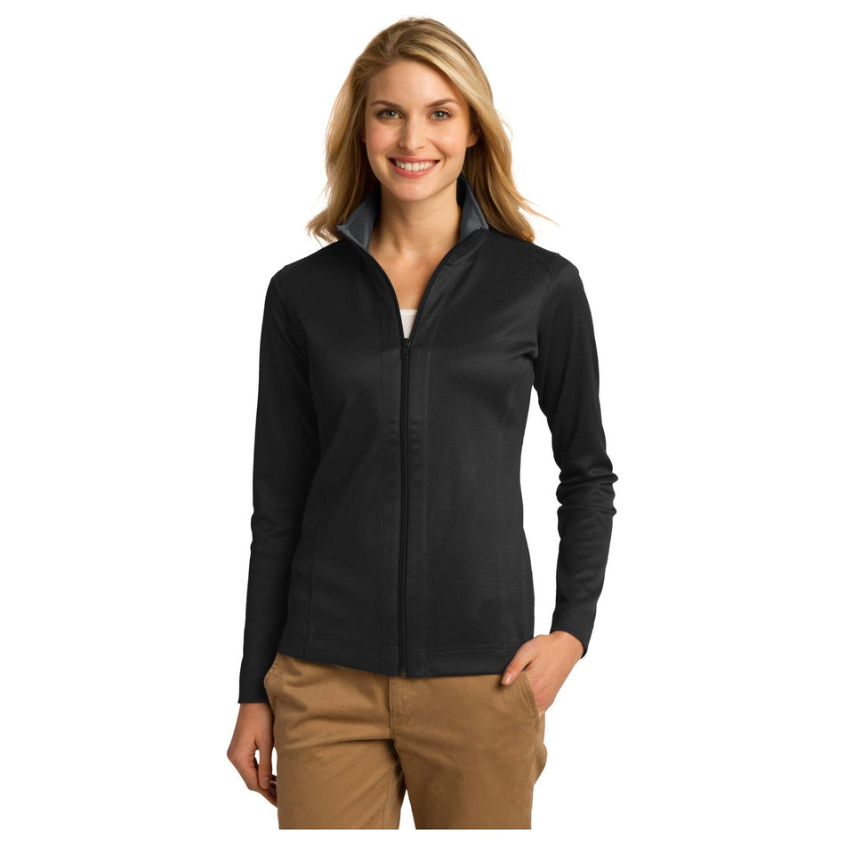 Port Authority ®  Women's Vertical Texture Full-Zip Jacket. L805 - Port Authority L805