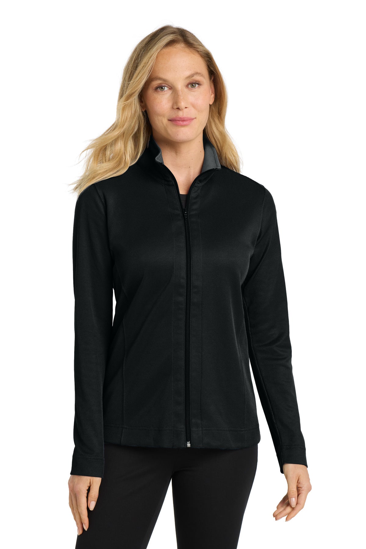 Port Authority ®  Women's Vertical Texture Full-Zip Jacket. L805 - Port Authority L805