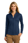Port Authority L805 Women's Vertical Texture Full-Zip Jacket