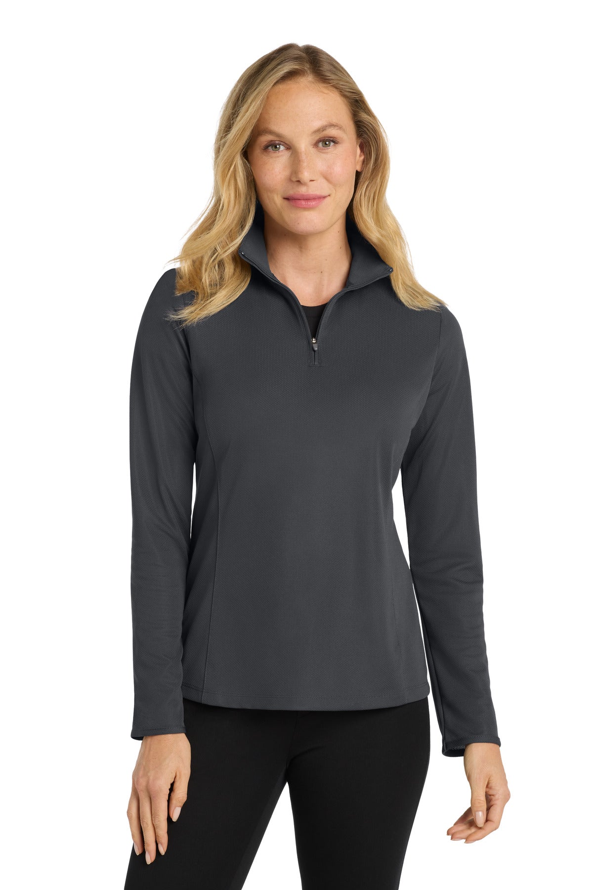 Port Authority ®  Women's Pinpoint Mesh 1/2-Zip . L806 - Port Authority L806