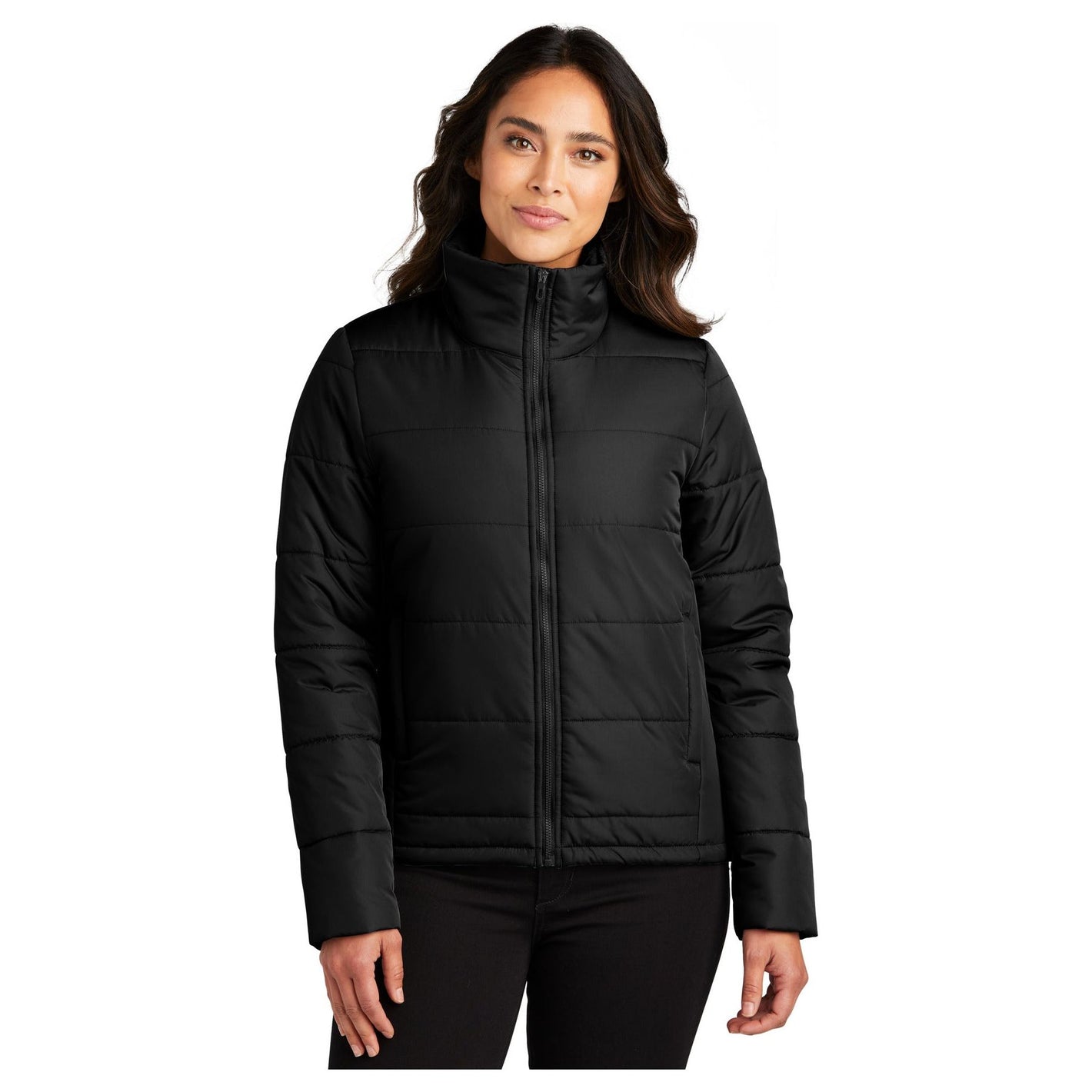 Port Authority ® Women's Puffer Jacket L852 - Port Authority L852 Outerwear Port Authority Deep Black XS