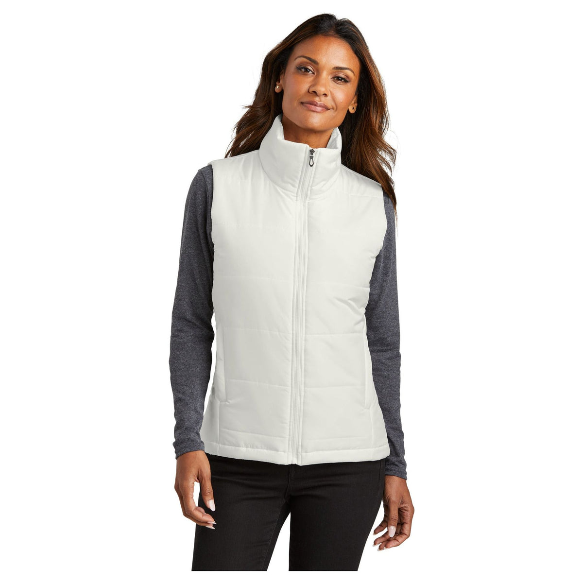 Port Authority ® Women's Puffer Vest L853 - Port Authority L853 Outerwear Port Authority Marshmallow XS