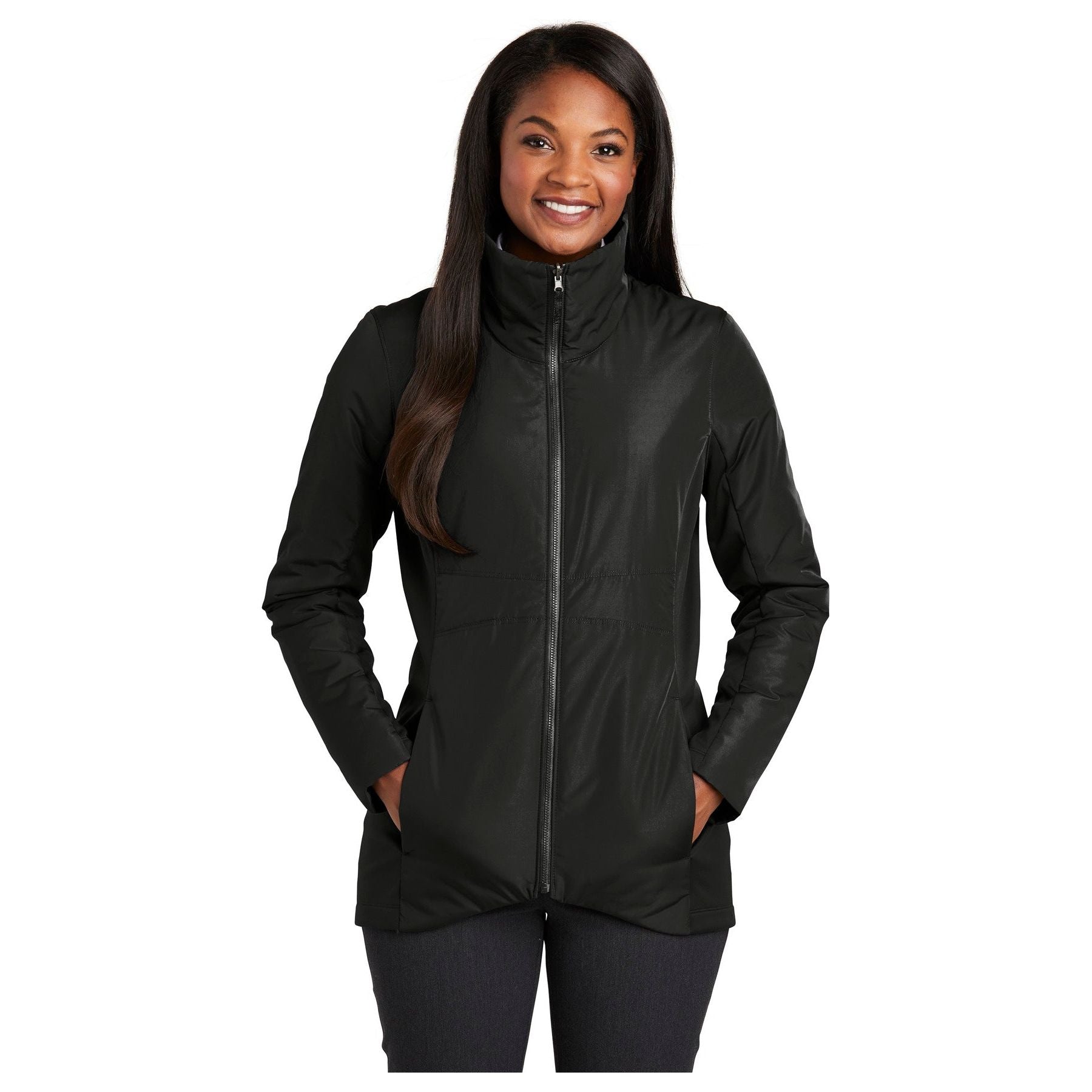 Port Authority ® Women's Collective Insulated Jacket. L902 - Port Authority L902 Outerwear Port Authority Deep Black XS