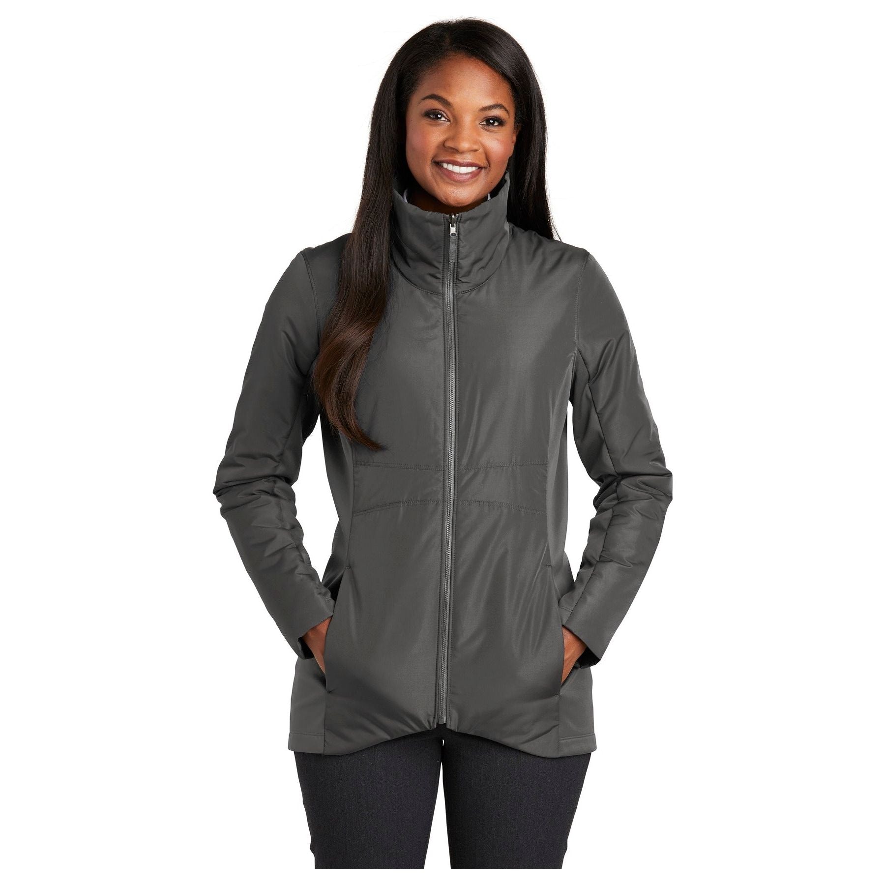 Port Authority ® Women's Collective Insulated Jacket. L902 - Port Authority L902 Outerwear Port Authority Graphite XS