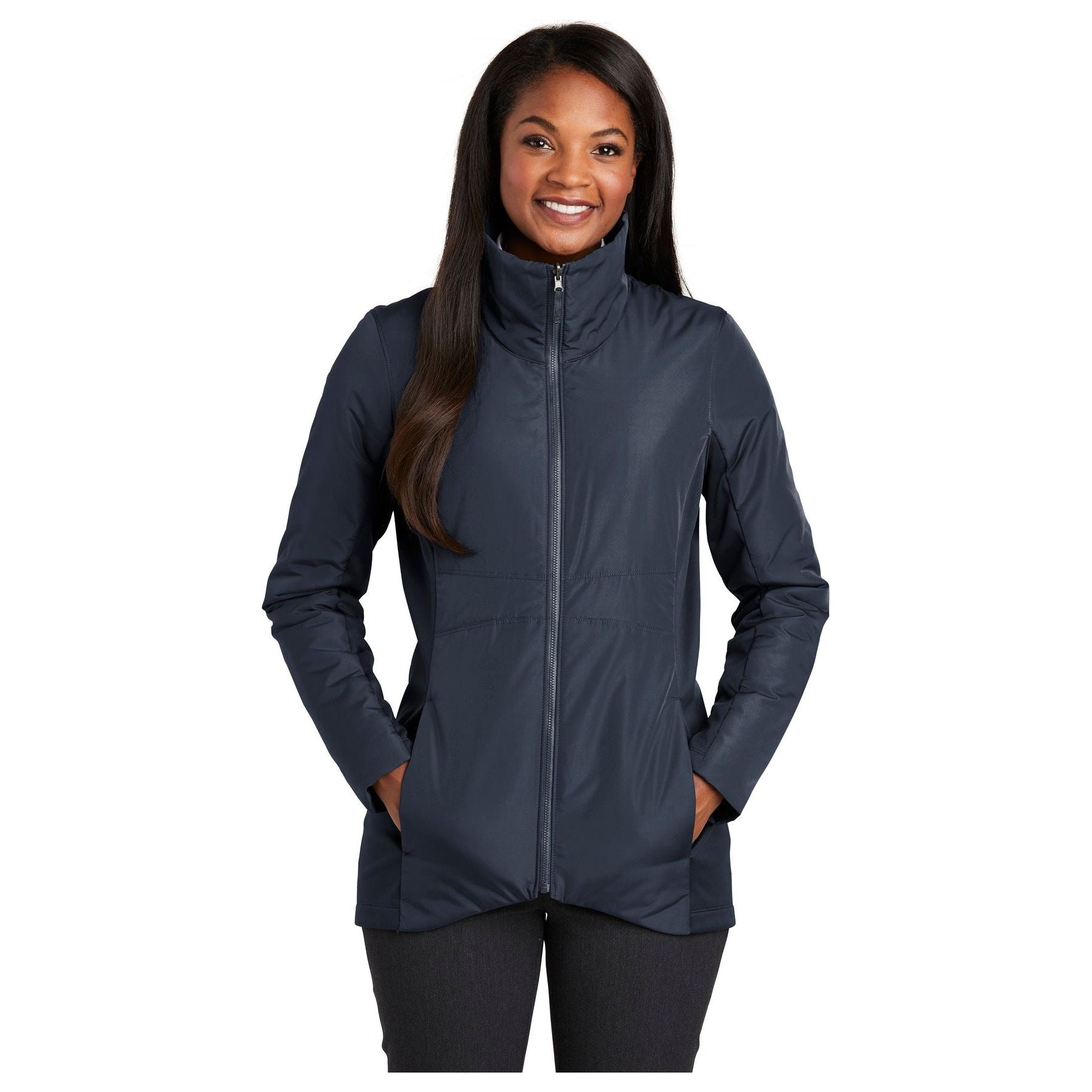 Port Authority ® Women's Collective Insulated Jacket. L902 - Port Authority L902 Outerwear Port Authority River Blue Navy XS