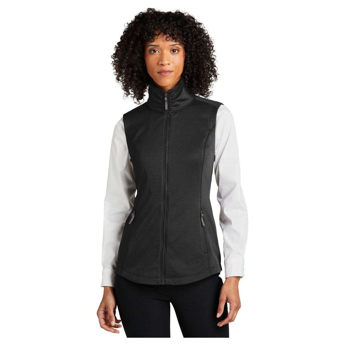 Port Authority ® Women's Collective Smooth Fleece Vest L906 - Port Authority L906 Outerwear Port Authority Deep Black XS