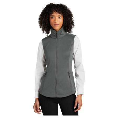 Port Authority ® Women's Collective Smooth Fleece Vest L906 - Port Authority L906 Outerwear Port Authority Graphite XS