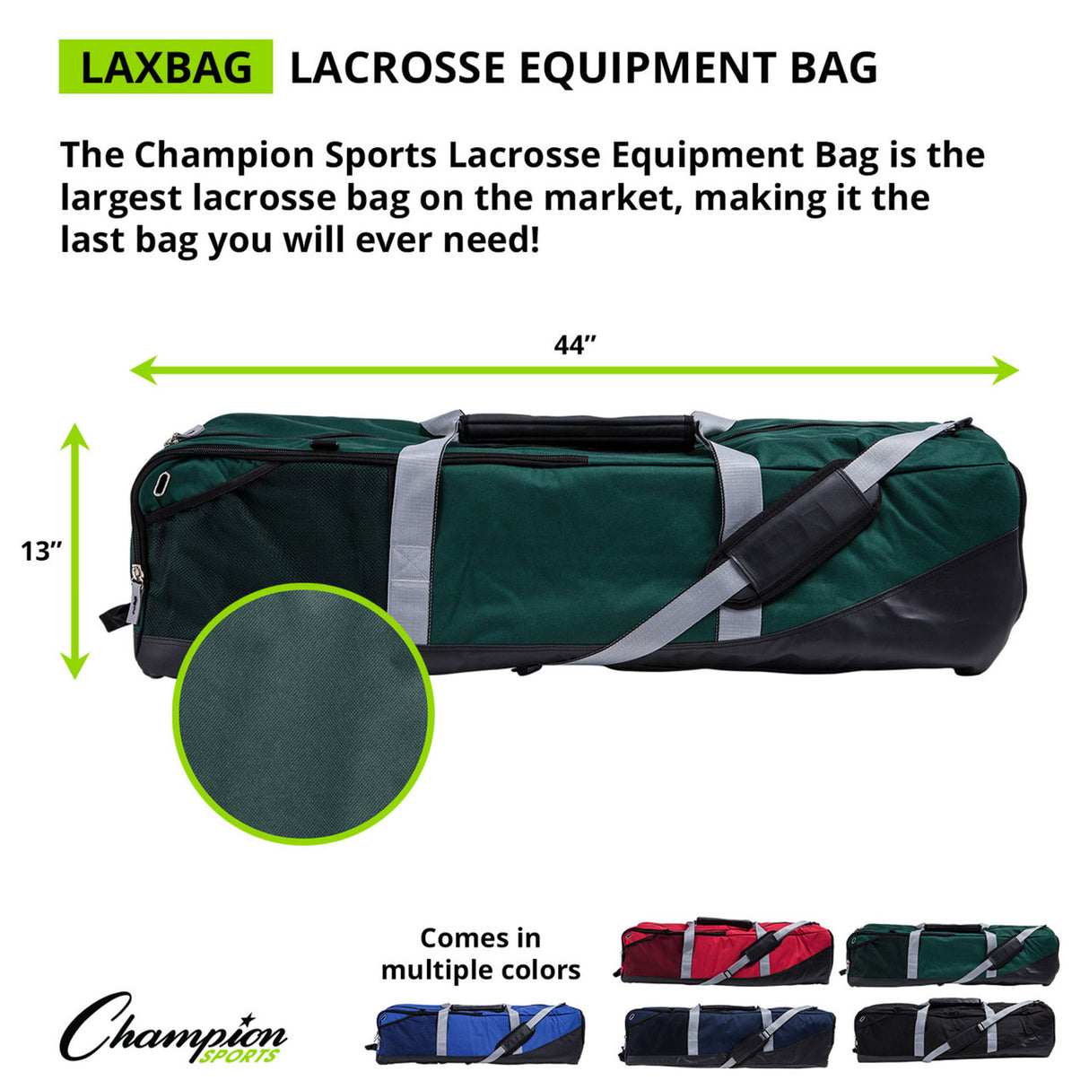 LACROSSE EQUIPMENT BAG RED